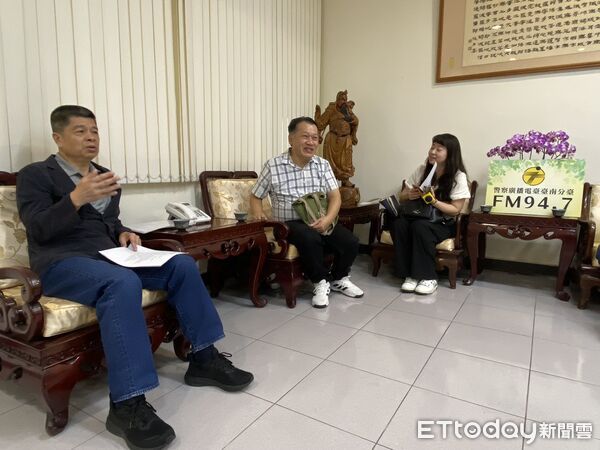 ▲▼  嘉義市警局長宣導防詐及交通安全。（圖／嘉義市警局提供）