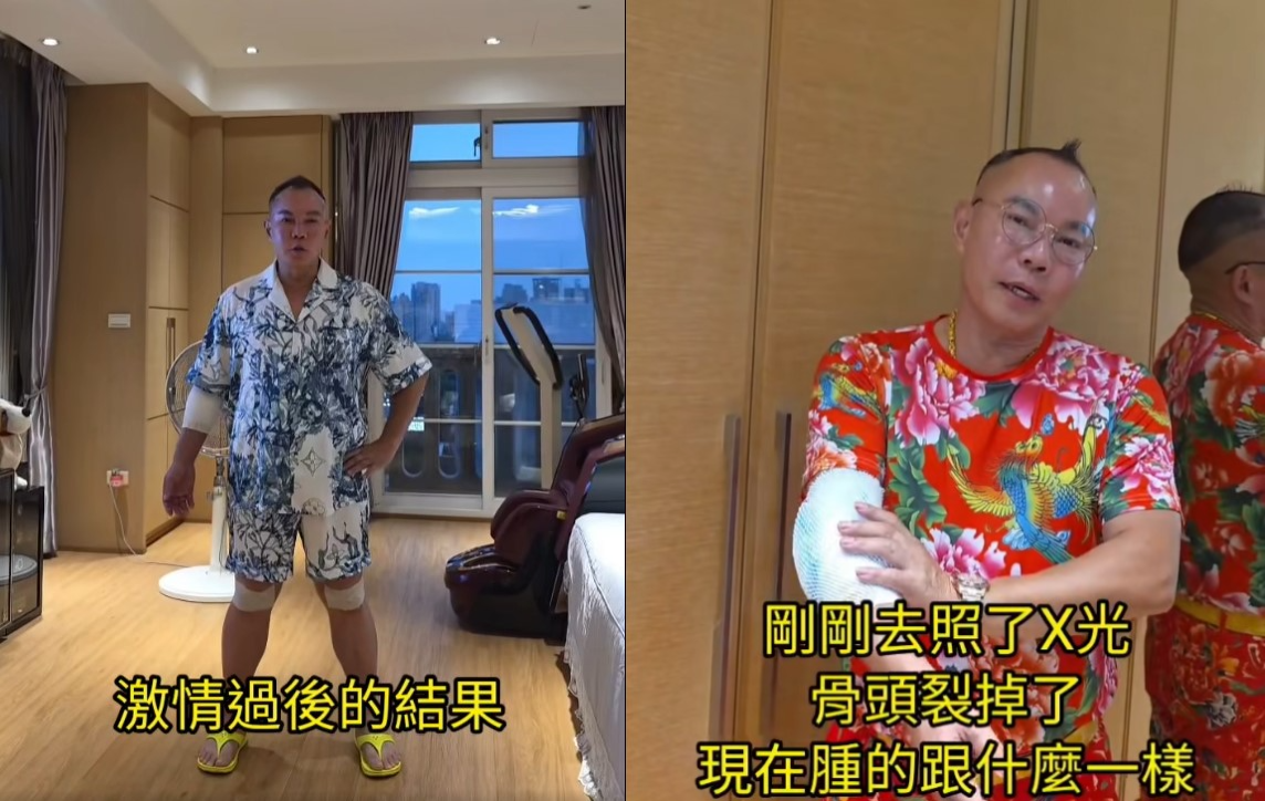 ▲竹北吊車大王受傷。（圖／翻攝自啟德機械起重工程-股公司臉書）