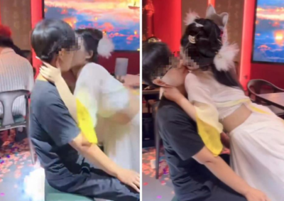美女舞者貼身親口餵棒棒糖！　杭州餐酒館涉擦邊…官方急出手了