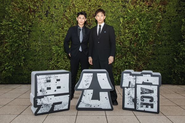 ▲▼張立昂、羅宏正、周予天、林輝瑝、邱偲琹出席出席「亞洲影視內容高峰會」。（圖／達騰娛樂提供）