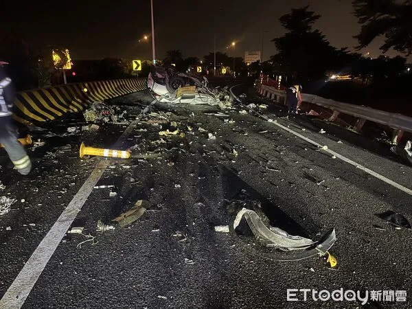 ▲▼國三自撞死亡車禍。（圖／記者陳崑福攝）