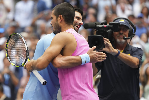 ▲世代交鋒！艾卡拉茲火力壓制喬科維奇　晉級美網決賽。（圖／達志影像／美聯社）