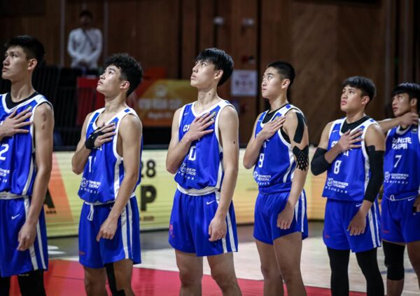 ▲U16中華男籃張承曄、日本越圭司、白谷柱誠。（圖／取自FIBA官網）