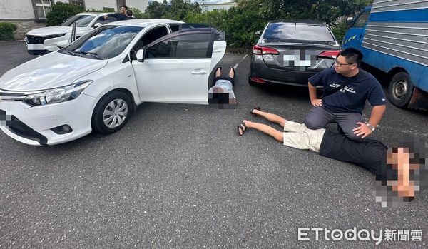 ▲▼             宜蘭40歲男子疑因毒品、債務糾紛，被海扁一頓後擄上車。（圖／記者游芳男翻攝，下同）