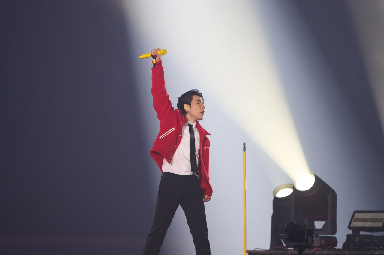 ▲▼蕭敬騰大巨蛋林智勝引退賽演出。（圖／喜鵲娛樂提供）