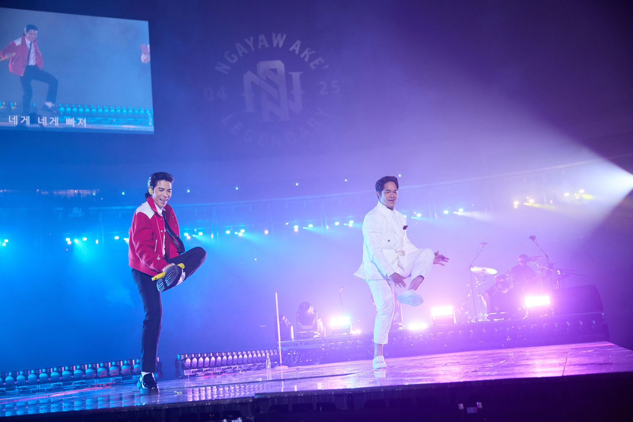 ▲▼蕭敬騰大巨蛋林智勝引退賽演出。（圖／喜鵲娛樂提供）