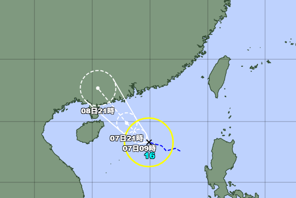 ▲▼塔巴颱風生成。（圖／翻攝日本氣象廳）