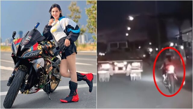 ▲▼重機網美遭輾斃！　準備超車「路邊這一輛」突然倒車竟奪命。（圖／翻攝臉書）