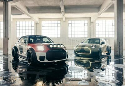 MINI潮流掀背車「化身超帥賽道機器」！Deus跨界合作推聯名服飾