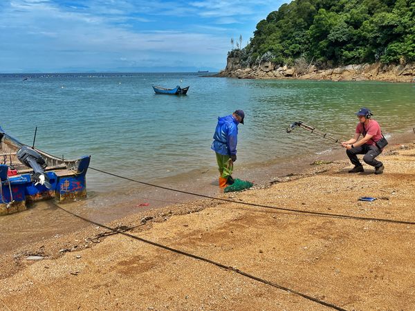 ▲▼2025馬祖藝術島木村崇人《和兩座島嶼一同化為雲朵的日子》，張子霽 《有潮室》，胡安‧薩摩拉《夢之亭》，陳益輝《築巢》。（圖／連江縣政府提供）