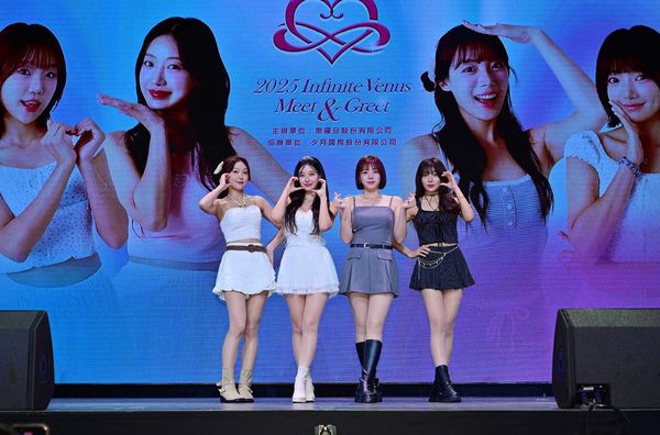 ▲李珠熙、禹洙漢、河智媛與朴昭映（左至右）四美現身讓粉絲HIGH爆。（圖／樂曜日）