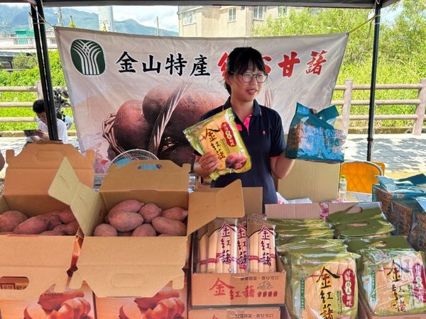 ▲新北健康三寶甘藷展售。（圖／新北市農業局提供）