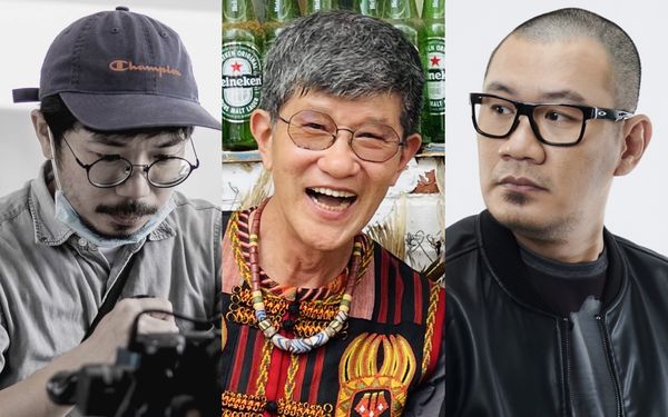 ▲「世界民族電影節」左起金馬獎得主溫景輝 、「禁忌片」祖師爺虞戡平、金馬獎得主張吉安跨世代導演齊交流影迷。（圖／世界民族電影節提供）