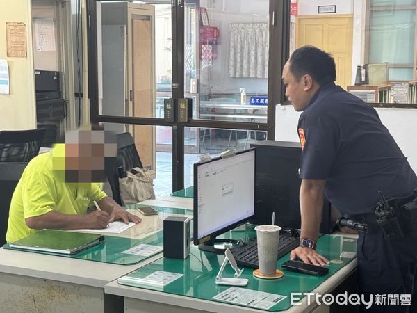 ▲內埔警方幫助涂姓男子申請急難救助。（圖／記者陳崑福翻攝）