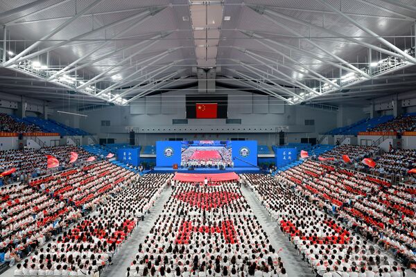 ▲▼武漢大學開學典禮。（圖／翻攝武漢大學官網）