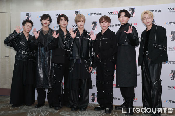 ▲▼日本團體IMP.-椿泰我、松井奏、鈴木大河、佐藤新、基俊介、影山拓也、橫原悠毅。（圖／記者周宸亘攝）