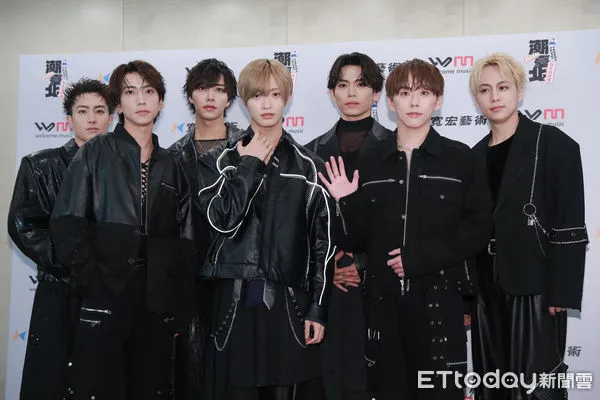 ▲▼日本團體IMP.-椿泰我、松井奏、鈴木大河、佐藤新、基俊介、影山拓也、橫原悠毅。（圖／記者周宸亘攝）