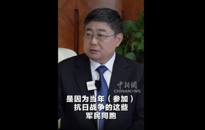前艦長呂禮詩受《環球時報》專訪:出席活動是表達中國人對先輩的悼念