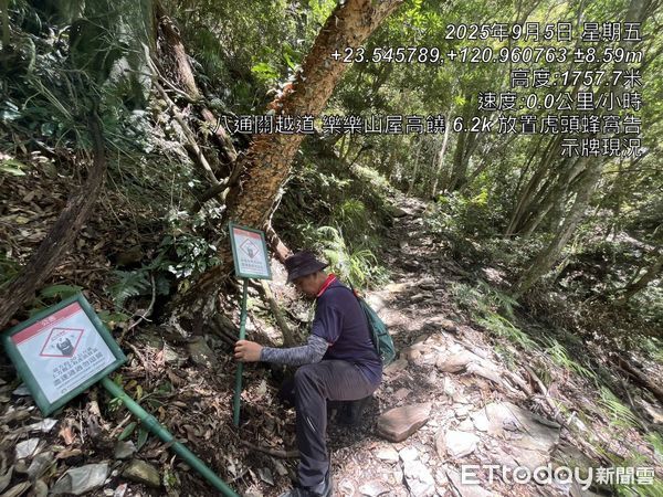 ▲玉山八通關越嶺步道驚傳虎頭蜂出沒。（圖／翻攝「玉山國家公園」臉書粉專）