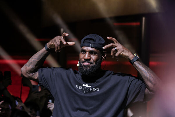 ▲詹姆斯（Lebron James）中國行上海站活動。（圖／CFP）