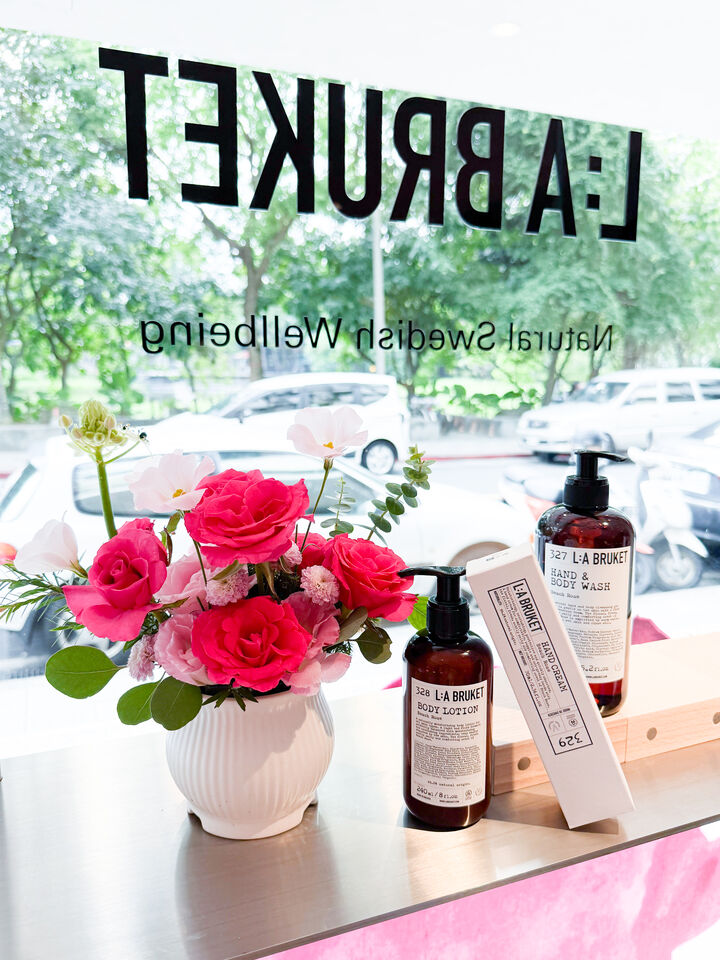 ilapothecary,英草社,克蘭詩,L:A BRUKET,身體乳,身體油,放鬆,舒壓,助眠,保養。（圖／記者李薇攝、品牌提供）