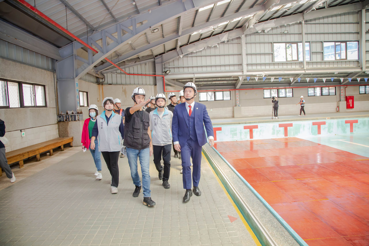 竹市香山游泳池改善工程開工　接力優化竹市運動場館品質