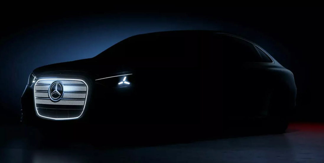 ▲原廠預告新電動版C-Class即將登場！（圖／翻攝自賓士）