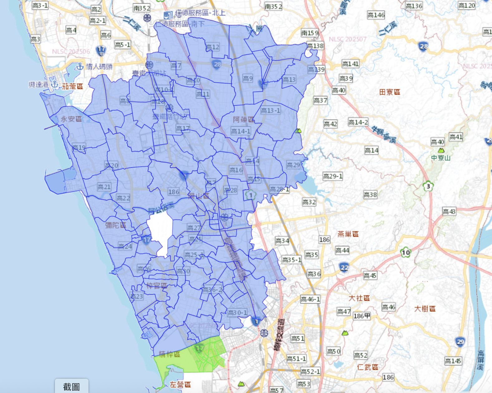 ▲北高雄9／10大停水39小時。（圖／翻攝自來水公司官網）