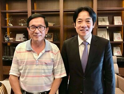 陳水扁曝賴清德到醫院探望吳淑珍　感謝「一舉動」溫馨關懷