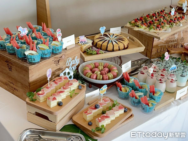 ▲和逸飯店‧台南西門館推出抓周派對，完整派對佈置、專屬拍照區與流程，為孩子留下第一次里程碑回憶。（記者林東良翻攝，下同）