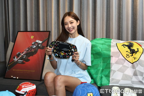 ▲王心恬聊F1專訪。（圖／記者林敬旻攝）