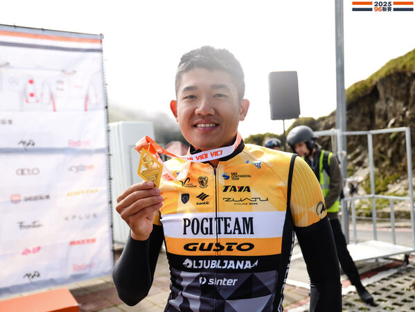 ▲李廷威拿下武嶺站單站冠軍。（圖／96自由車聯賽）