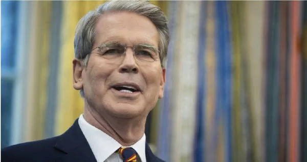 美國財政部長貝森特（Scott Bessent）。（圖／達志／美聯社）