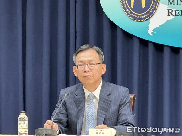 ▲▼外交部與交通部今舉辦「2025年『聯合國』（UN）暨『國際民航組織』（ICAO）推案記者會」，交通部常務次長林國顯。（圖／記者詹詠淇攝）
