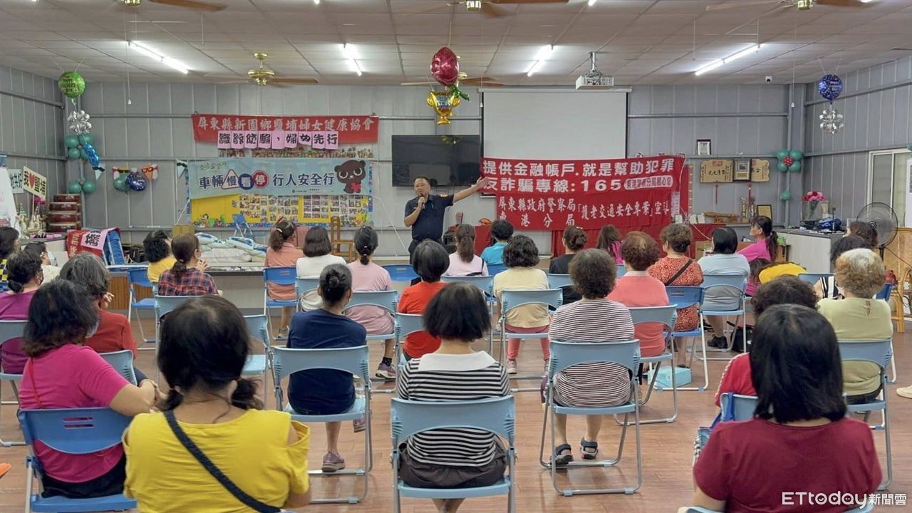 讓婦女朋友安心外出　東港警走進社區傳遞交通關懷