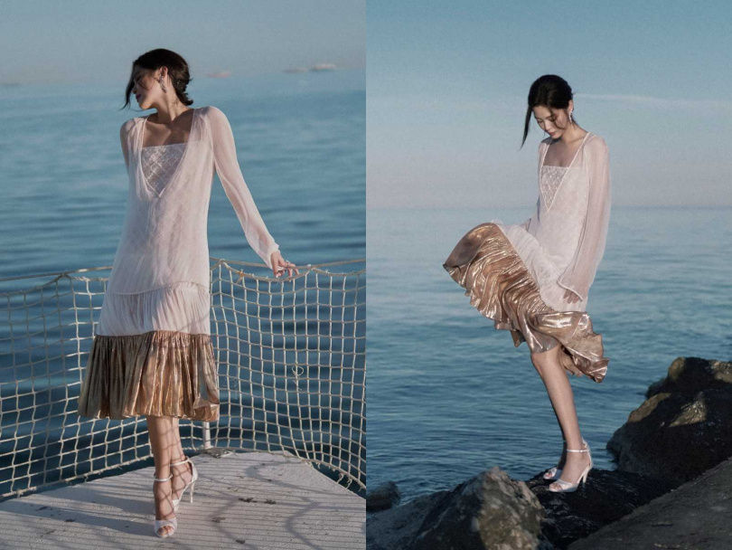 辛芷蕾奪威尼斯影后！紅毯戰袍：削肩露美背、一轉身全網暴動，胸前玫瑰花飆性感天花板