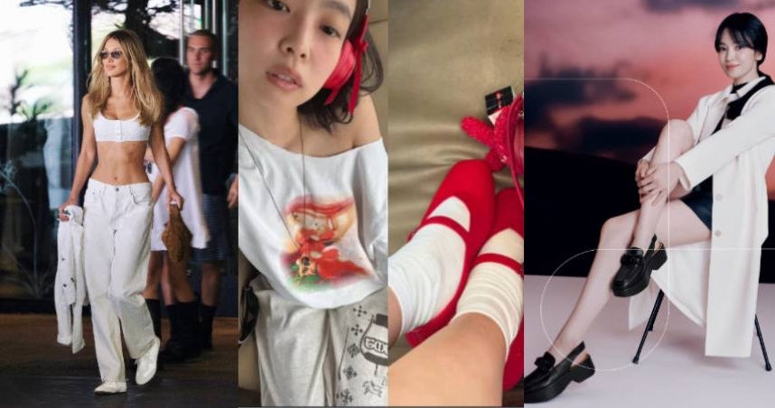 女星愛鞋盤點！Jennie私服愛到翻、Bella Hadid街拍天天穿，宋慧喬同款增高顯腿細
