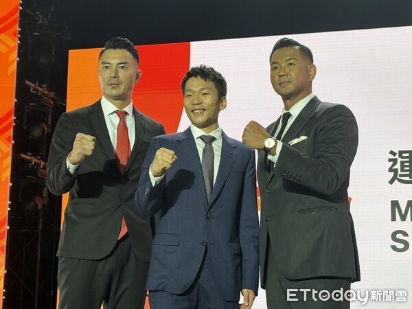 ▲運動部首任部長李洋上任，PLG職籃副會長陳建州現身力挺。（圖／記者杜奕君攝）