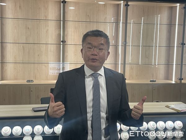 ▲中職會長蔡其昌。（圖／記者楊舒帆攝）