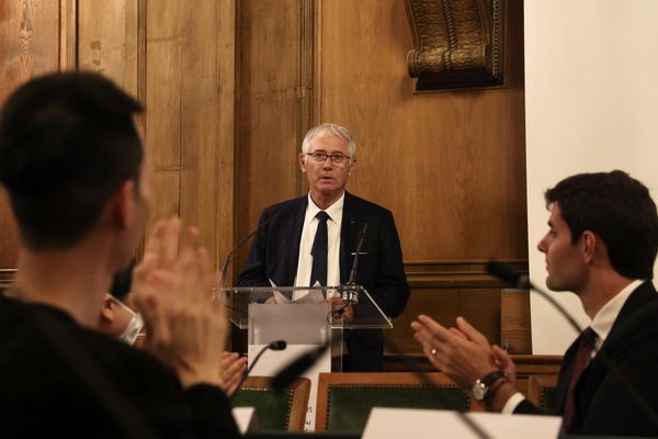 ▲▼「第28屆台法文化獎頒獎典禮」，鐵胡萬、蔡博丞獲獎。文化部長李遠首度出席主持，並簽署續約協議。（圖／文化部）