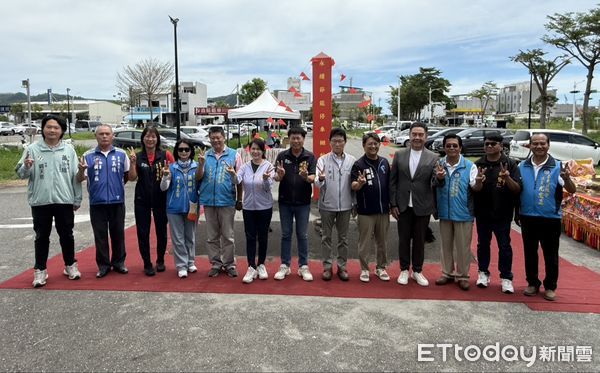 ▲台東火車站太陽能停車棚動土。（圖／記者楊晨東翻攝）