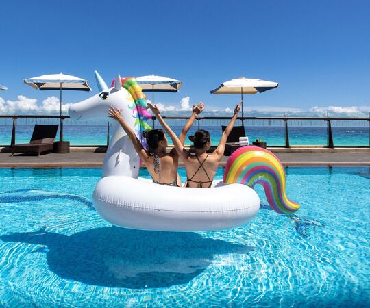 ▲住福容淡水漁碼店、福容花蓮店贈福容徠旅澎湖。（圖／業者提供）