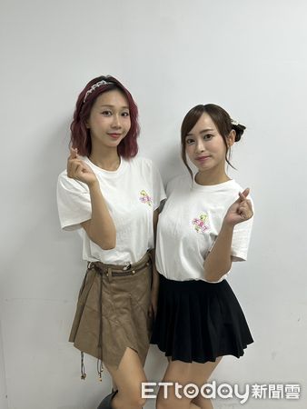 ▲▼ 紅髮安娜、丹丹現身《不浪了！》首場校園義賣市集。（圖／記者孟育民攝）