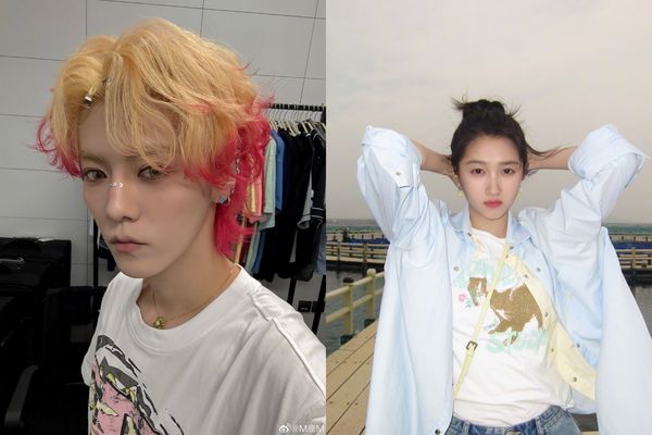 ▲▼鹿晗被爆分手關曉彤時間！合作事業也切割。（圖／翻攝自微博／M鹿M、關曉彤）