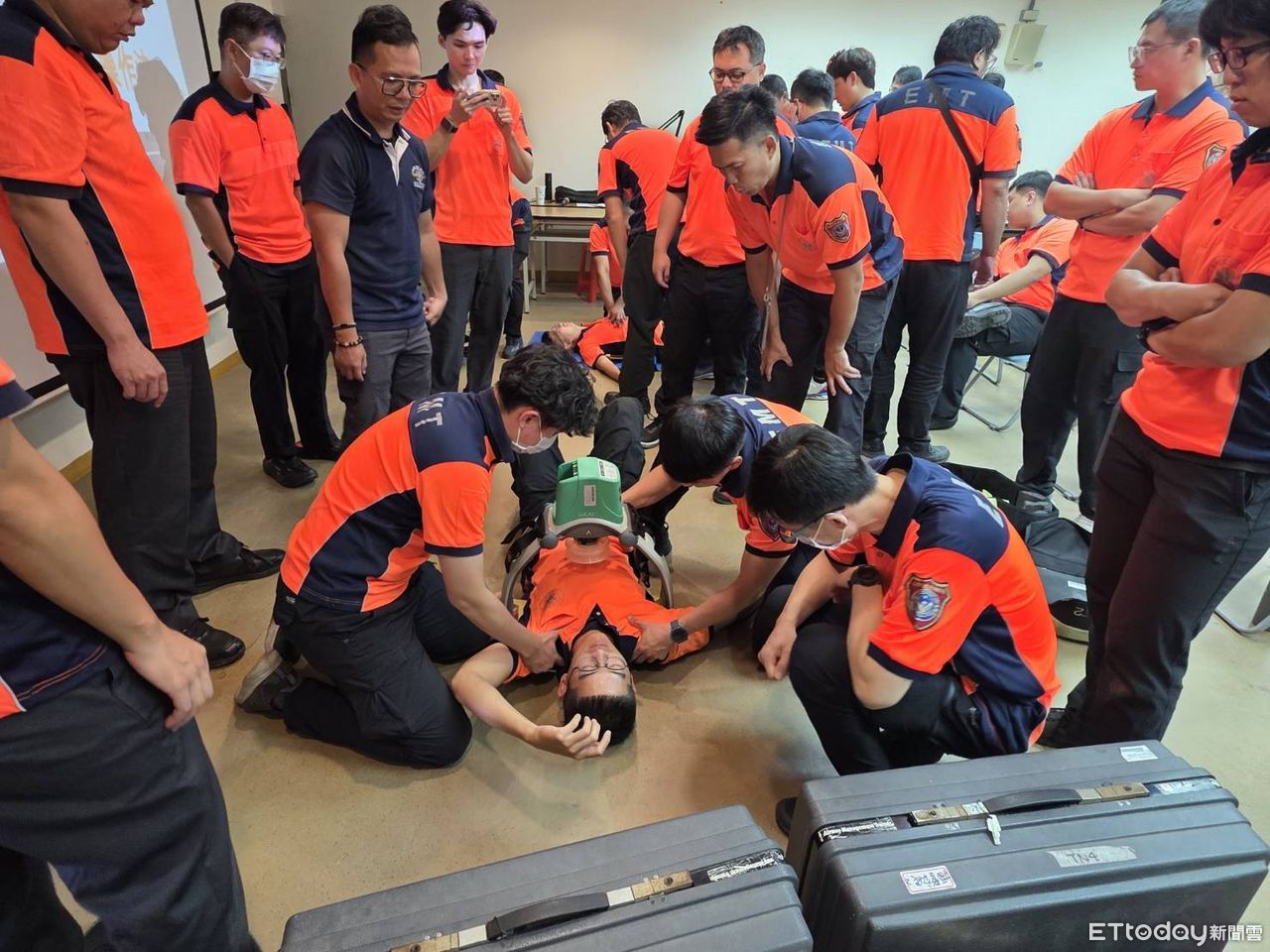 院前救護零死角！　台南消防四大複訓127人精進孕婦、小兒急救技能
