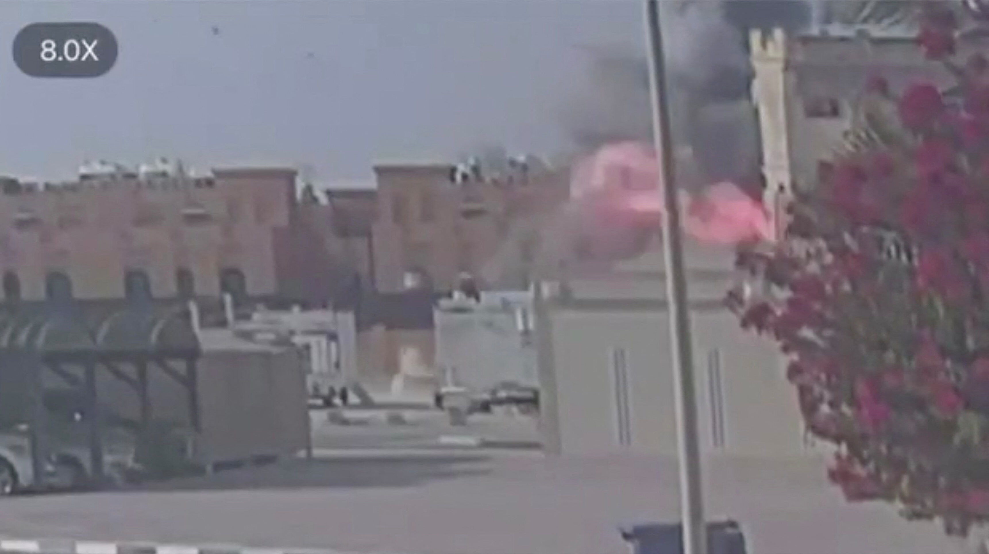 ▲以軍轟炸卡達。（圖／路透社）