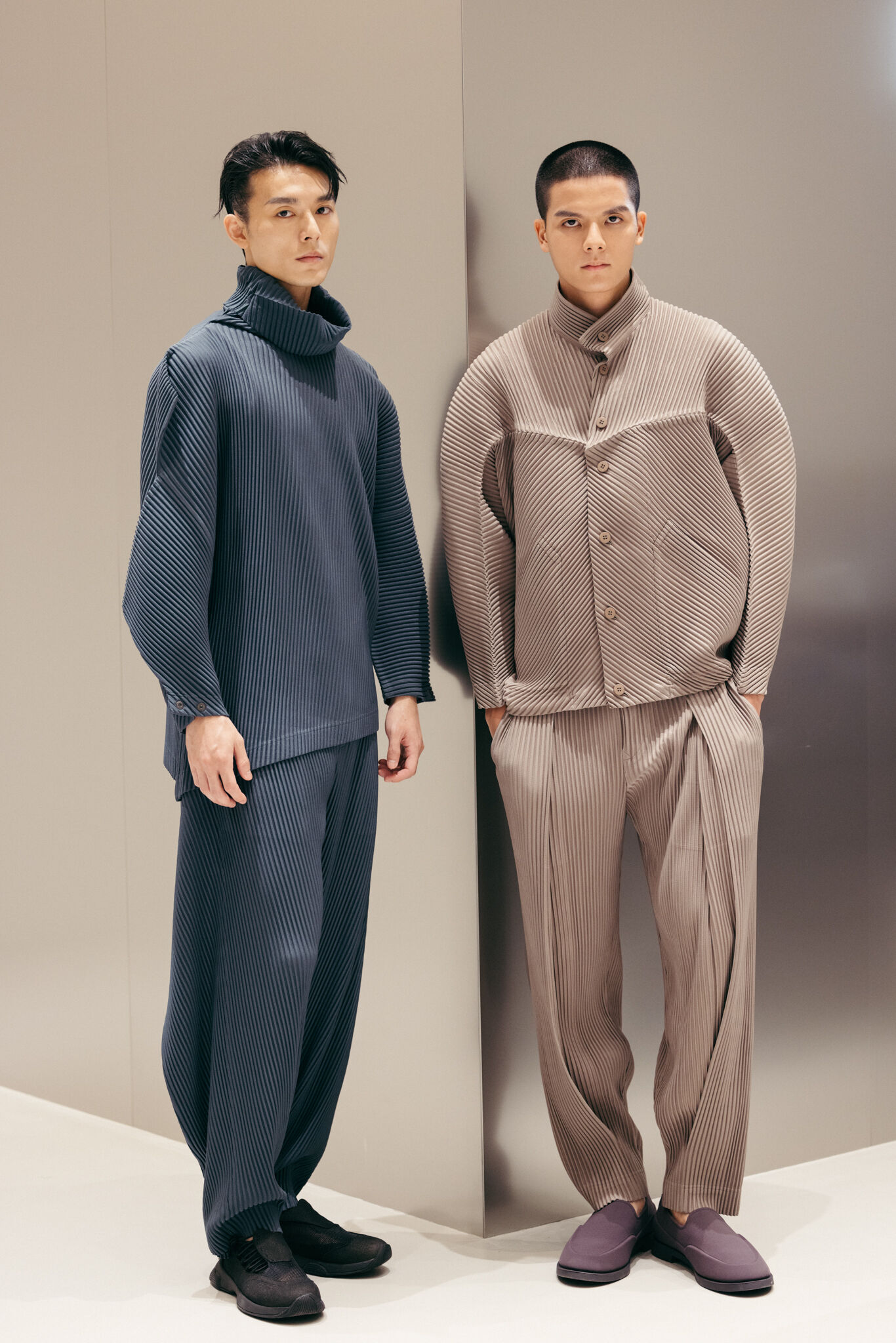▲▼    ISSEY MIYAKE 與男裝支線 HOMME PLISS&Eacute; ISSEY MIYAKE       。（圖／品牌提供）