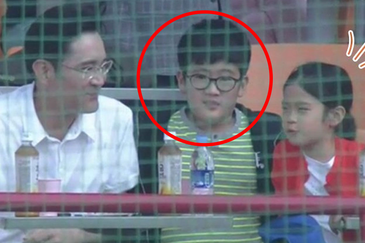 ▲▼三星電子會長李在鎔與長子李志浩。（圖／翻攝自韓網）