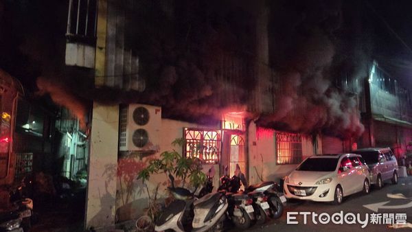 ▲▼台中北區山西路火警。（圖／記者鄧木卿翻攝）