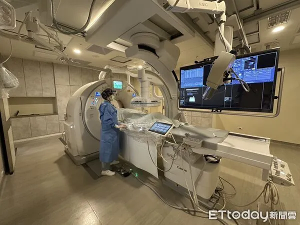北榮引進新式複合式血管攝影暨CT。（圖／北榮提供）